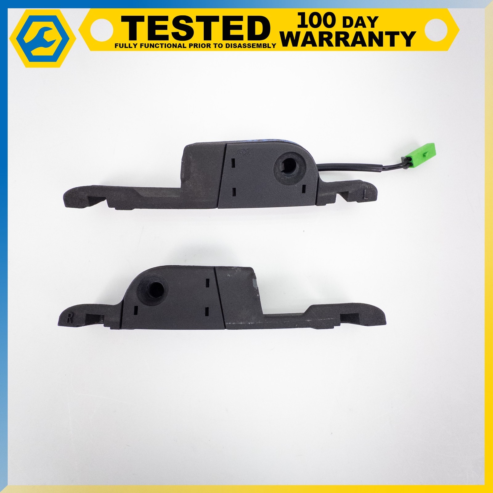 05-13 CHEVROLET CORVETTE C6 FRONT LEFT RIGHT FOLDING TOP RAIL LATCH STRIKERS OEM