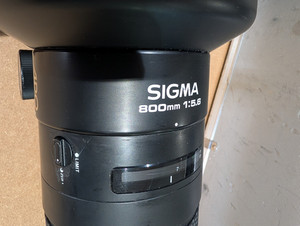 Sigma APO 800mm f/5.6 Telephoto  Lens for canon Mount