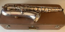 Buescher True Tone tenor saxophone, silver 1917 