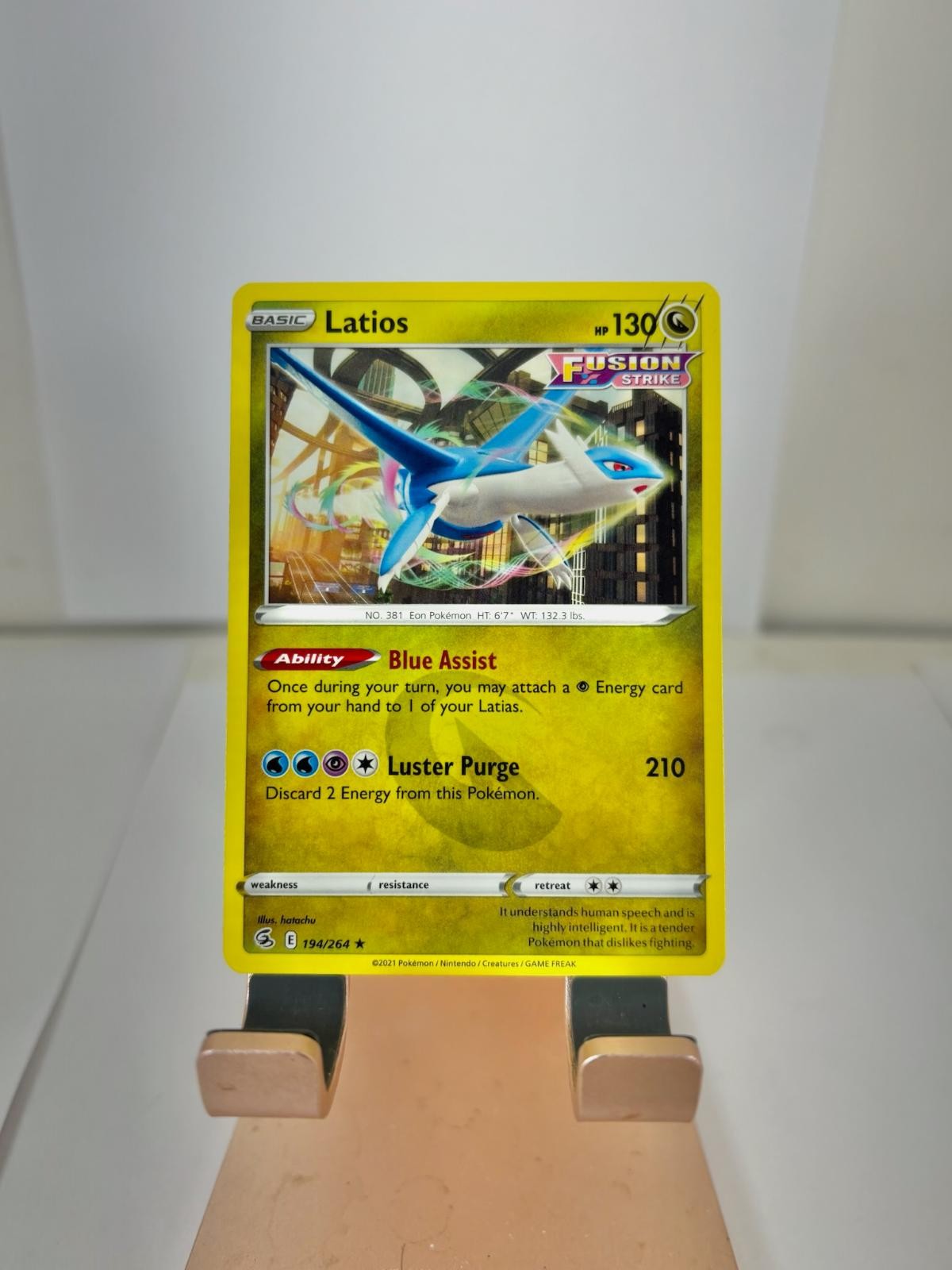 Latios 194/264 Rare Fusion Strike Pokemon Near Mint