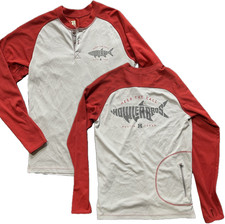 Howler Bros Loggerhead Henley Shirt Performance Long Sleeve Zip Pocket Tee SM