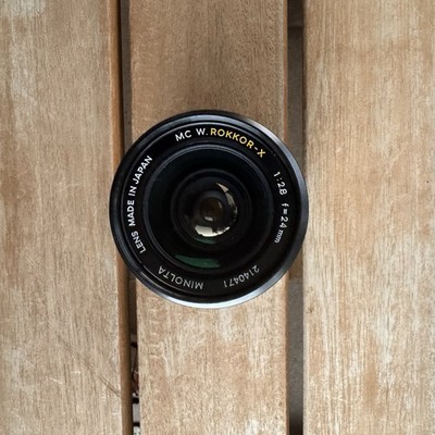 MINT Minolta MD MC W. Rokkor-X 24mm F2.8 Wide Angle Lens for MD Mount