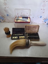 Vintage Gillette & Gem Razor Lot W/ Brushes *** READ ***