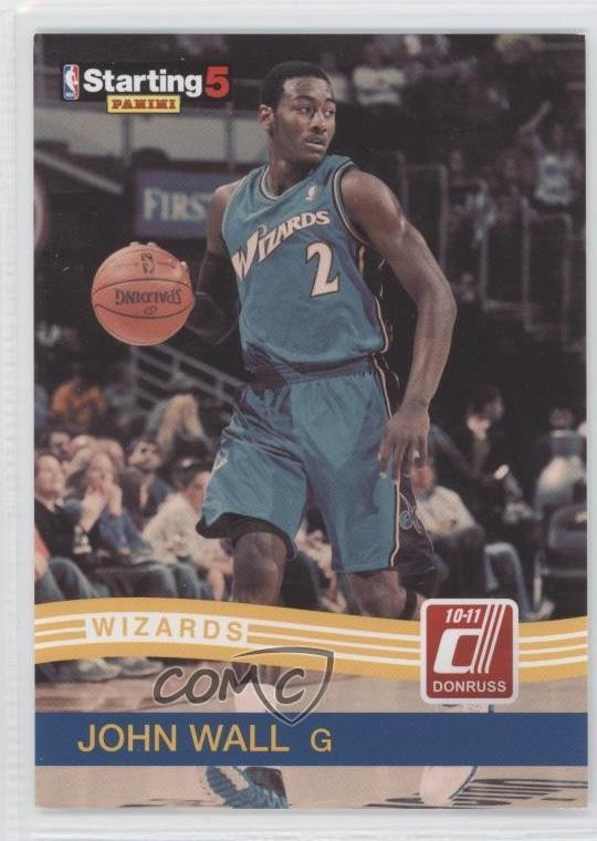 2010-11 Panini Starting 5 Donruss John Wall #JW g1z