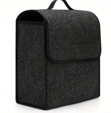 Car Boot Organiser Large Carpet Storage Bag Tools Travel Tidy Hook Loop Case