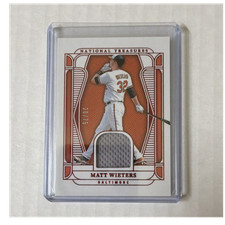 Panini National Treasures 2025 Matt Wieters Orioles Material Treasures Red /75