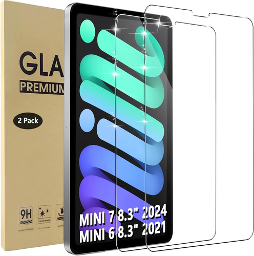 Protector de pantalla (paquete de 2) compatible con iPad Mini 7 2024 New USA - 第 9/12 張圖片
