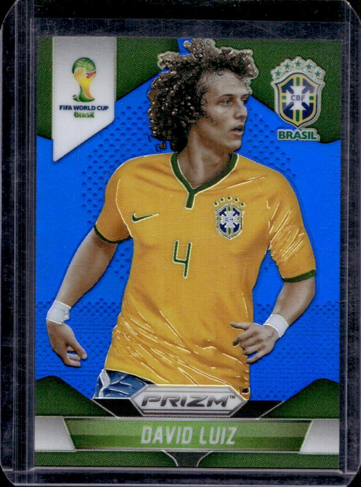 2014 Prizm FIFA World Cup Brazil David Luiz Prizms Blue #/199