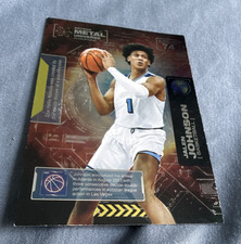 SkyBox 2021 Metal Universe Champions Jalen Johnson #74 Rookie Card - Hawks. rookie card picture
