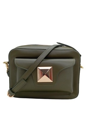 SANTINI FIRENZE Umhängetasche Klein Damen Tasche khaki Casual-Look