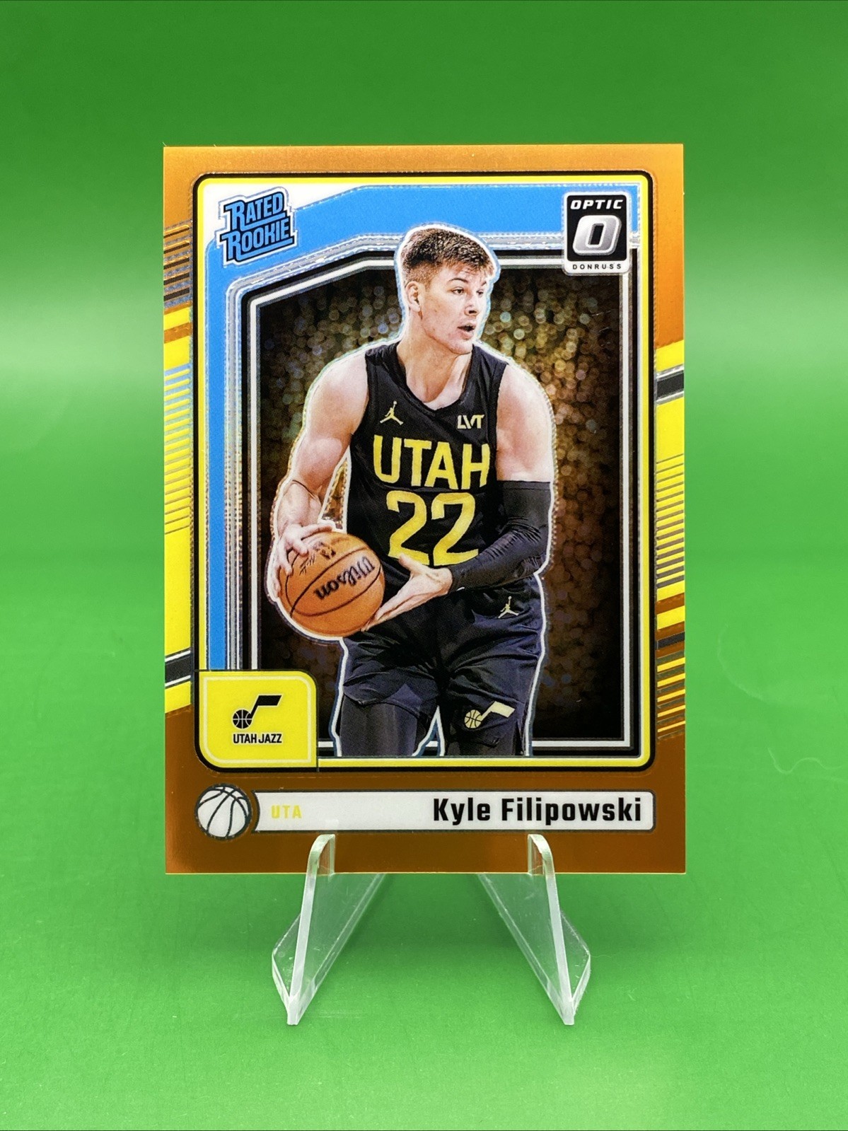 004 /175 2024-25 Optic Orange Prizm #300 KYLE FILIPOWSKI Rated Rookie Jazz