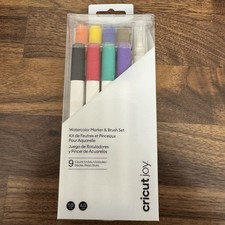 Cricut Joy Watercolor Marker  Brush Set 9 Count Green Blue Purple Red Black