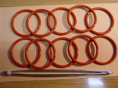 10 x O-Ring Brühgruppe, Solis Master, Pro,Ultra ,Schaerer, Opal,+Fett