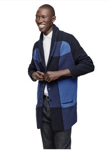 target blue cardigan