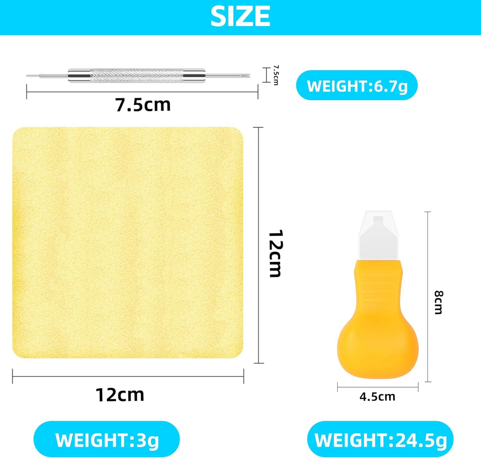 Watch Press Tool Set, Watch Press Set Back Case Closer with 12 Molds