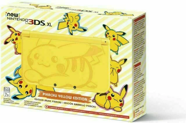 Nintendo New 3DS XL Pikachu Yellow Edition Handheld Console
