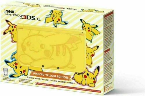 Nintendo New 3DS XL Pikachu Yellow Edition Handheld Console - Yellow