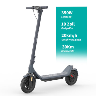 Trottinette électrique 350w 30km avec homologation routière ABE 10 pouces trottinette électrique tendance