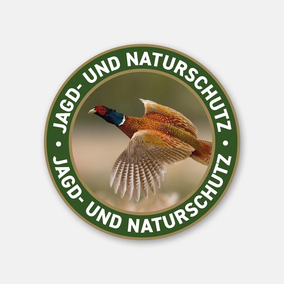 Premium Jagd-Aufkleber Hirsch Rehbock Fasan Jagdschutz Naturschutz Schild Bayern - Bild 4 von 4