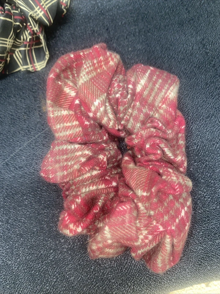 Винтажный лот из 6 резинок 80-х 90-х хлопок клетку, в полоску, и бандана - Изображение 2 из 4