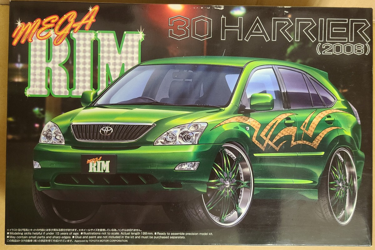 Aoshima 30 HARRIER 2006 Mega RIM TOYOTA 1/24 Lexus RX