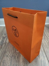 Authentic Hermes orange medium gift shop...