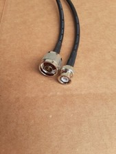 US MADE RG-223/U N Male to BNC Male RF 50-ohm Coax Cable jumper lot