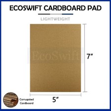 1 5 x7 EcoSwift Corrugated Cardboard Pads Filler Inserts Sheet 23 ECT 1/8" Thick