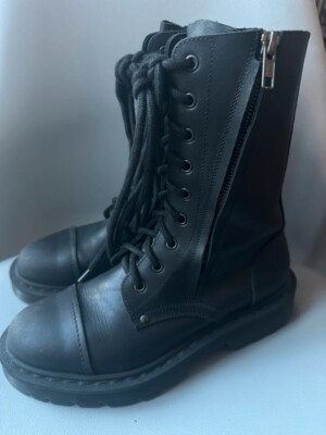 VETEMENTS SCHUHE SCHNÜRBOOTS AUS LEDER GRÖßE: 38