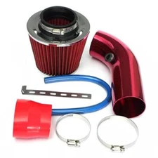 Flow Hose Aluminum Alloy Kit Car Cold Air Intake Filter Induction Kit Pipe Power