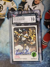 2022 Topps Heritage Real One Autographs #ROA-AO Amos Otis CGC 10 GEM MINT