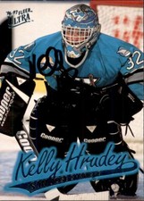 Kelly Hrudey Signed Auto 1996-97 Fleer Ultra card San Jose Sharks