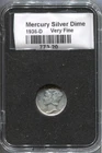 1936 D Mercury Dime - Encased Slab - BC # 1910