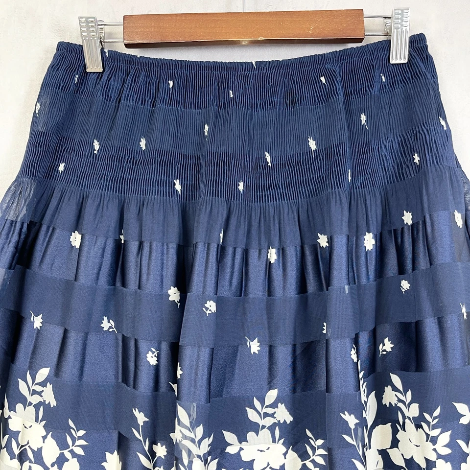 Falda para mujer Sophie Max talla pequeña ajustada floral costera cabaña femenina boho Foto 2 de 4
