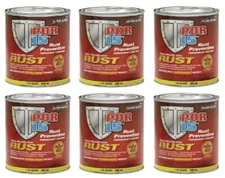 Por-15 45204 (RUST PREVENTATIVE GRAY COATING QUART) (6 Pack)