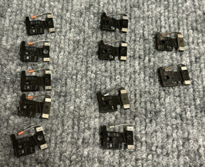Lot Of 11 Mix Buss Fuses  2- GMT-3/4   2- GMT-1/4   2- GMT-1    5- GMT-2 New