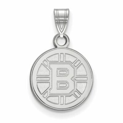 SS NHL Boston Bruins Small B Pendant