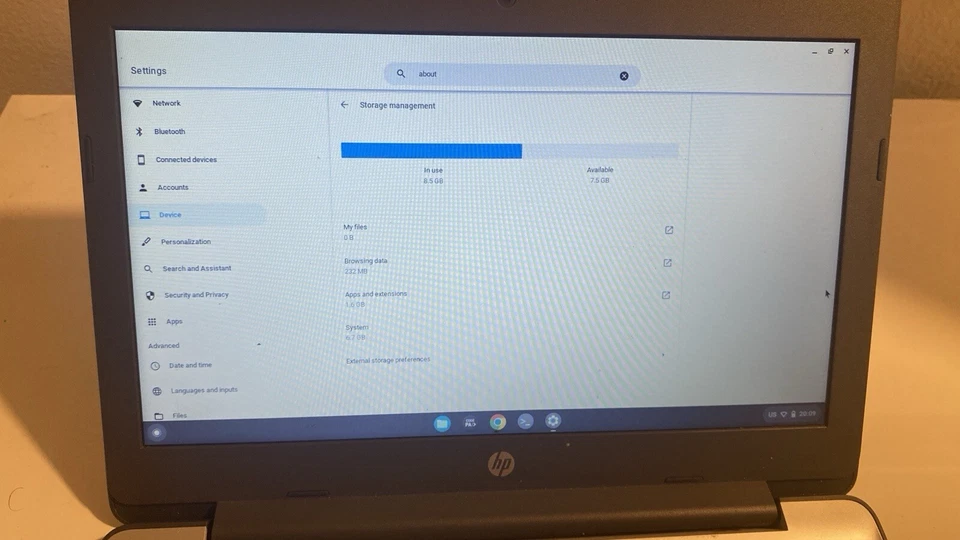 Chromebook HP 11,6 pulgadas, 11-v031nr, Intel Dual-Core 1,6 GHz, 4 GB de RAM, 16 GB eMMC Foto 4 de 4