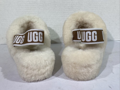 UGG Women’s Size 7 EU 38 Natural Fluff Yeah Slingback Slides Slippers AJ-121 - Picture 6 of 9