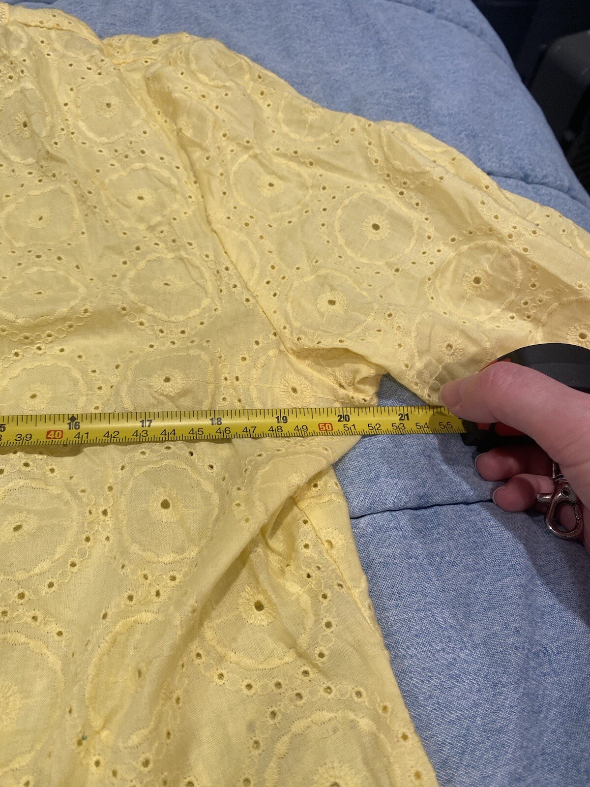 Chicos Yellow Button Down Light Weight Jacket - image 14