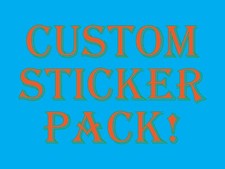 Custom Sticker Pack Build Your Own 10 Please Read Description 