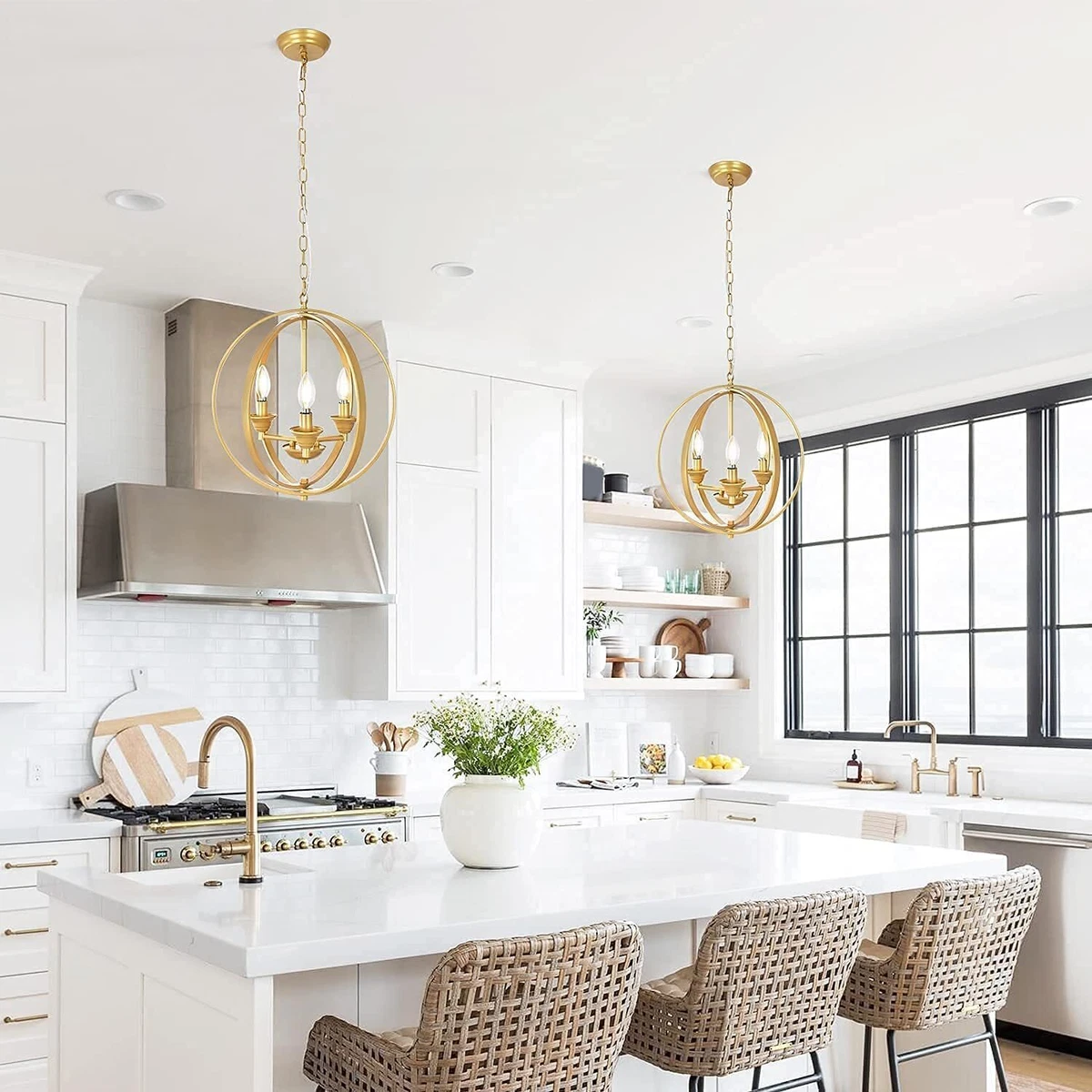 Gold island light fixtures online