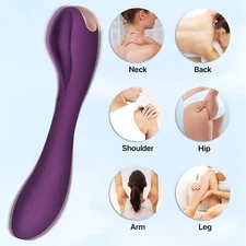 10 Speed Handheld Massager Wand Vibrating Massage Magic Full Body Therapy Motor