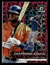 Yordan Alvarez 2022 Donruss Optic #11 Pink Velocity Prizm /249 Houston Astros