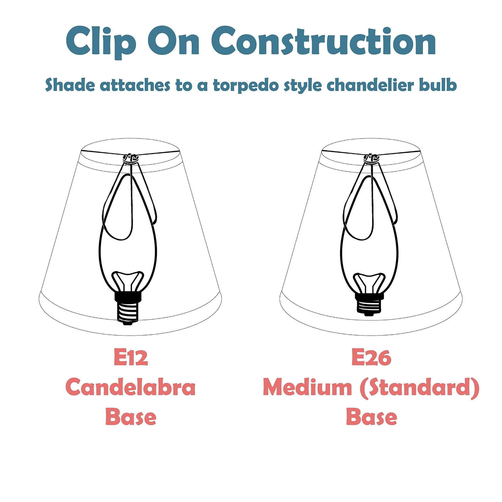 Aspen Creative 32863-6A Small Hardback Empire Shape Chandelier Clip-On Lamp S...