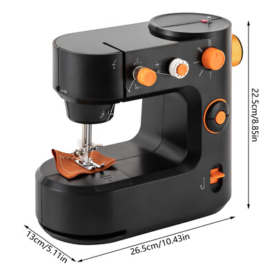 Mini Sewing Machine for Beginner, Dual Speed Portable Sewing Machine Black USA