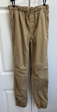 EUC GAP Kids Boys Khaki Jogger Pull-on Elastic Waistband Pants XXL Regular