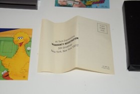 Sesame Street: Big Bird's Hide & Speak Nintendo NES Game COMPLETE CIB TESTED