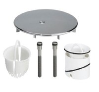 Viega Tempoplex Set Inkl. Abdeckung # 581633 Sieb # 625221 Tauchrohr # 450229