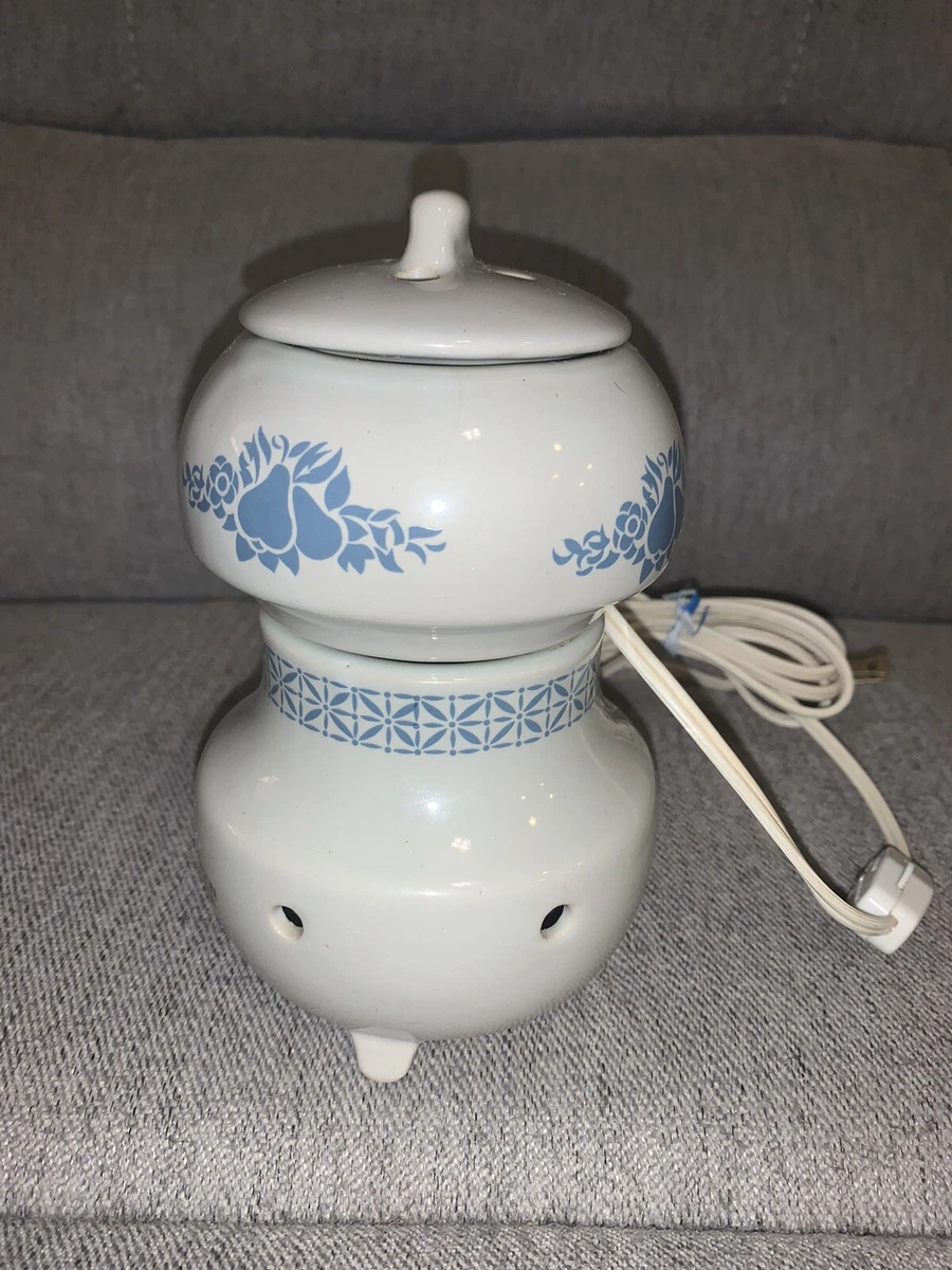 Electric Potpourri Pot Porcelain No Lid Container With Instructions 